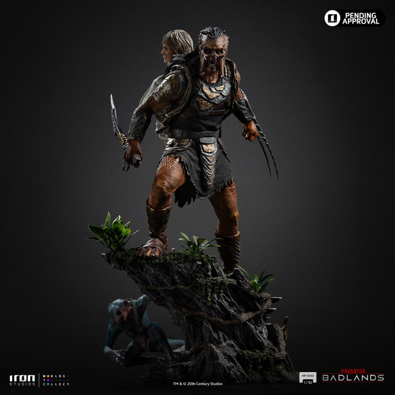 Iron Studios Predator: Badlands - Predator Dek & Thia Art Escala 1/10
