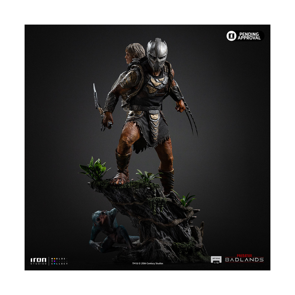 Iron Studios Predator: Badlands - Predator Dek & Thia Art Escala 1/10