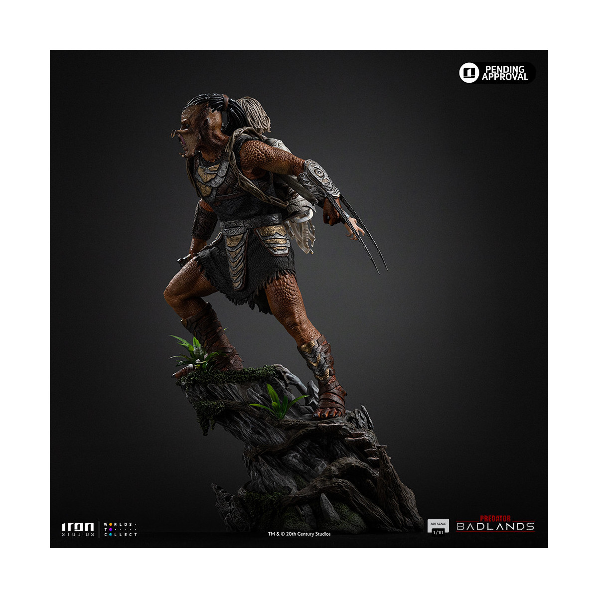 Iron Studios Predator: Badlands - Predator Dek & Thia Art Escala 1/10