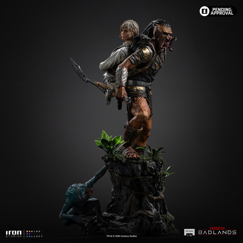 Iron Studios Predator: Badlands - Predator Dek & Thia Art Escala 1/10