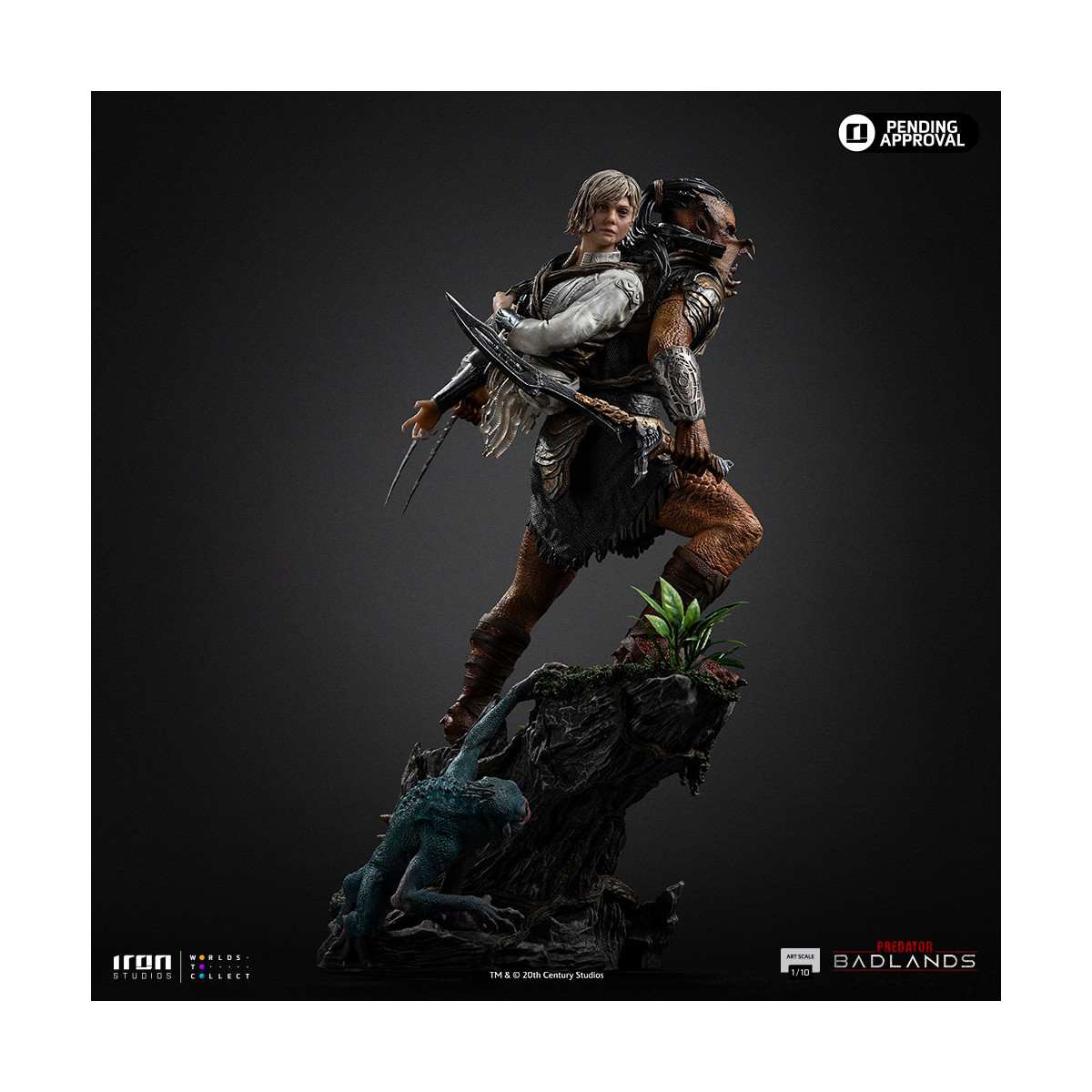 Iron Studios Predator: Badlands - Predator Dek & Thia Art Escala 1/10