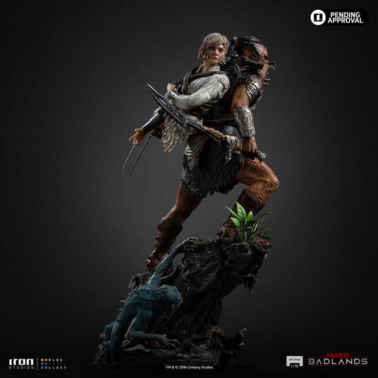 Iron Studios Predator: Badlands - Predator Dek & Thia Art Escala 1/10