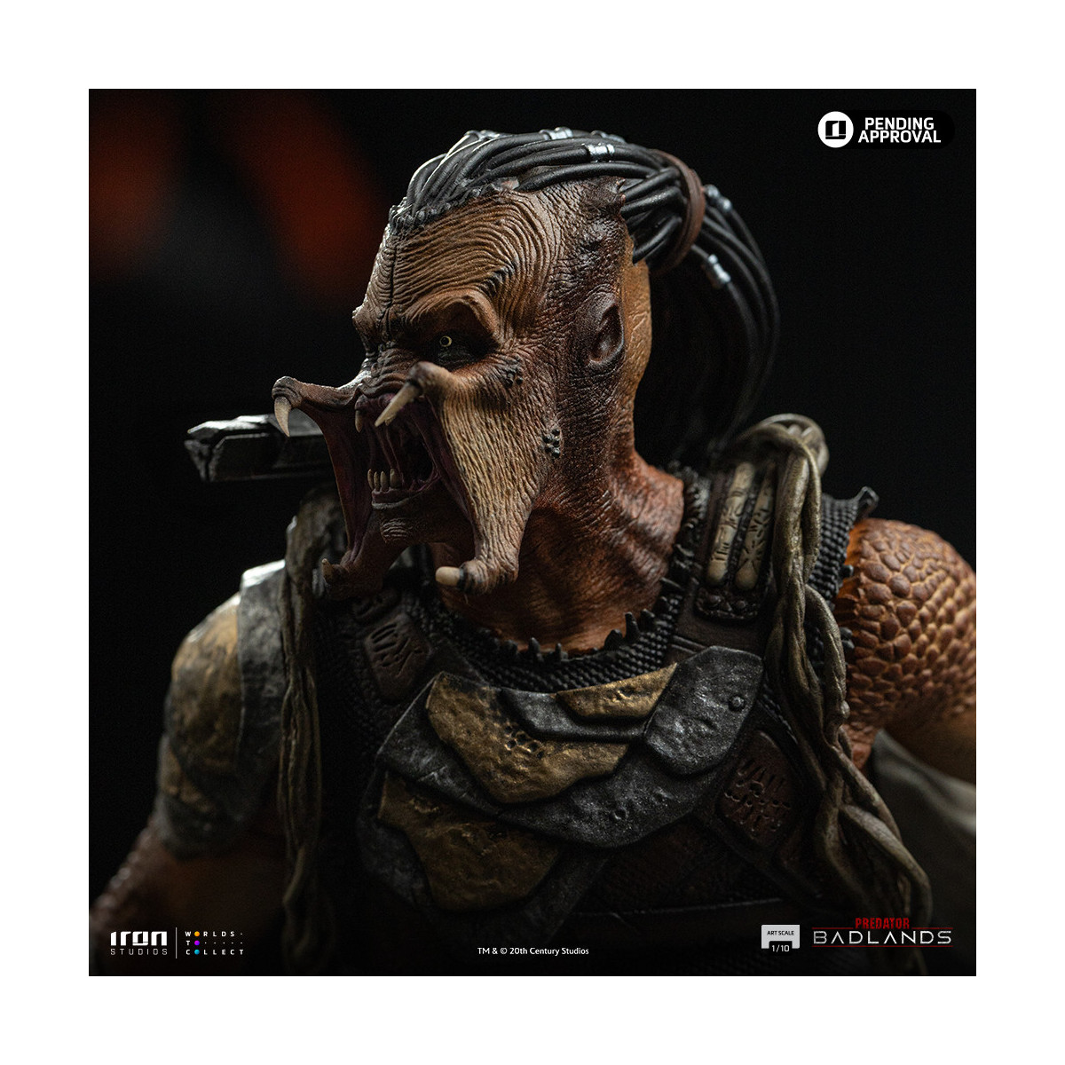 Iron Studios Predator: Badlands - Predator Dek & Thia Art Escala 1/10