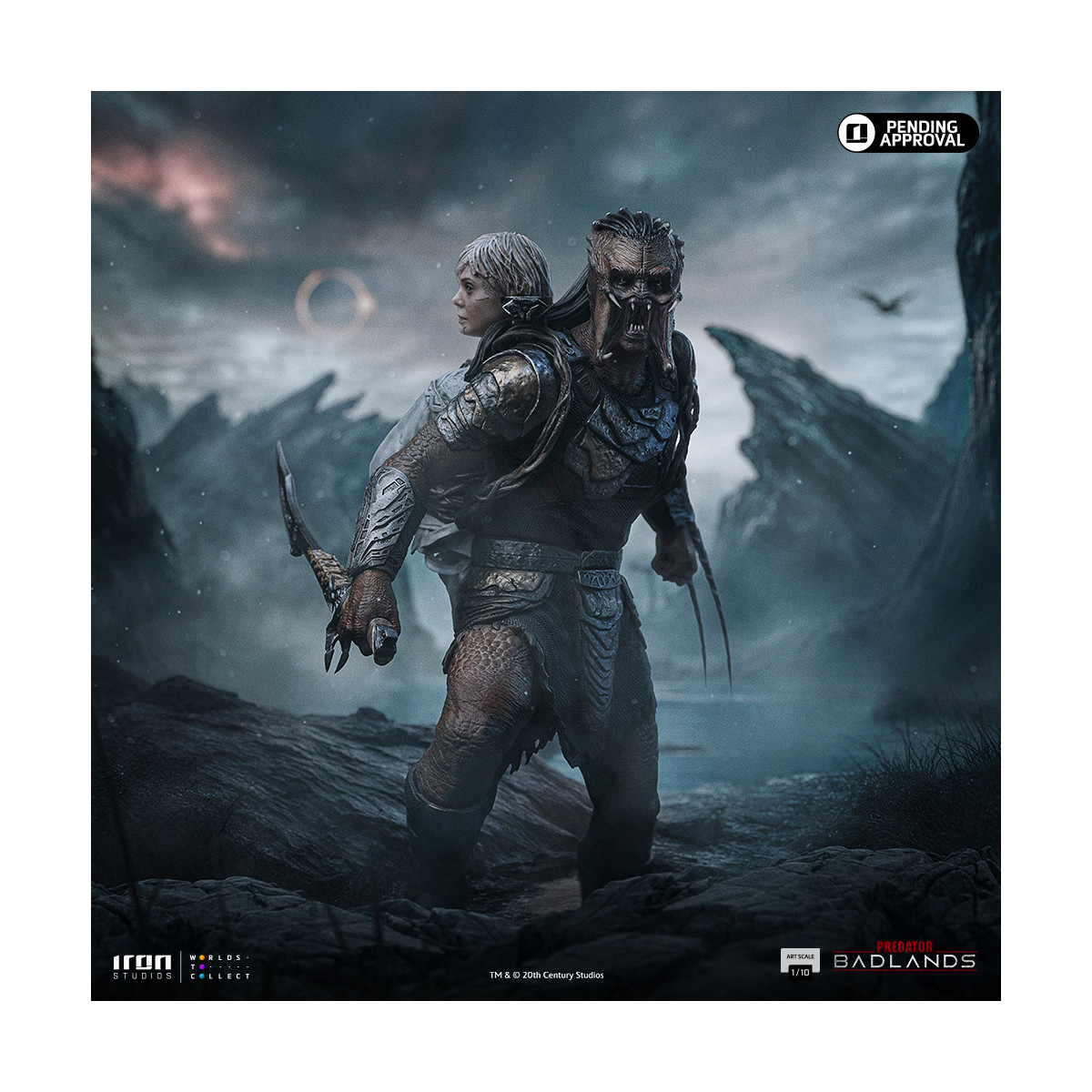 Iron Studios Predator: Badlands - Predator Dek & Thia Art Escala 1/10