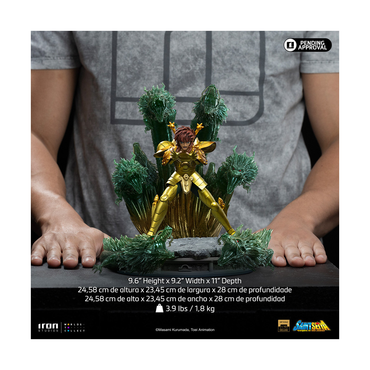 Iron Studios - Saint Seiya - Libra Dohko Deluxe Art Escala 1/10 - Caballeros del Zodiaco