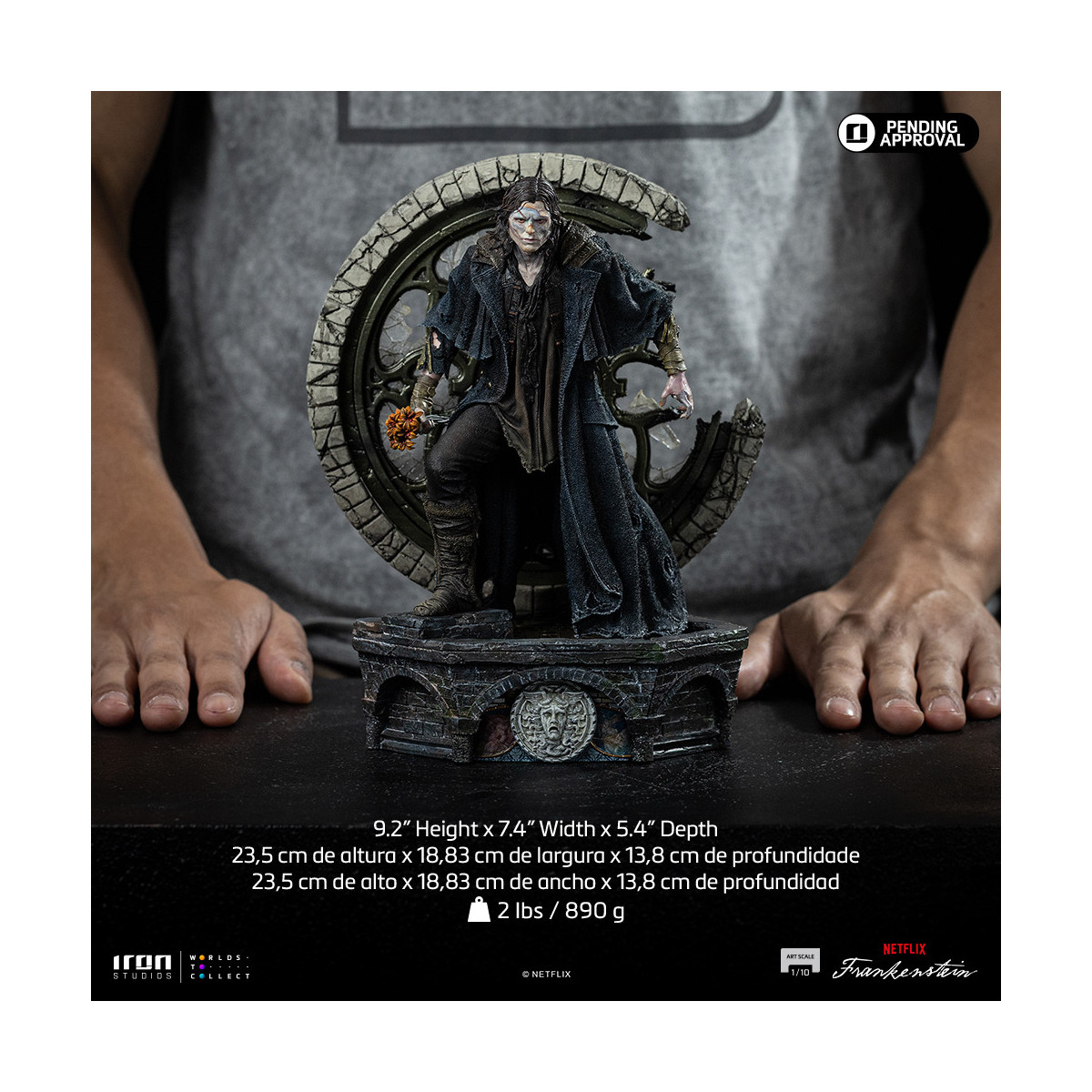 Iron Studios - Gepeto & Pinocho BDS Art Scale 1/10 - Guillermo del Toro's Pinocho Figurine