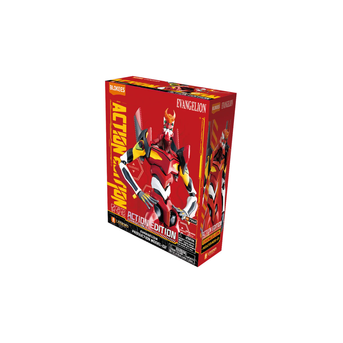 Blokees Evanglion - Edición de acción Neon Genesis Evangelion Production Model-02 - Eva Unit 02