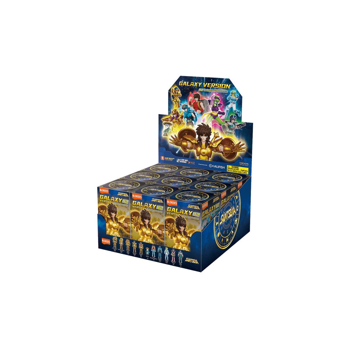 Blokees Saint Seiya - Galaxy Version 02 El Legado de los Santos de Oro - Surtido de 9 maquetas