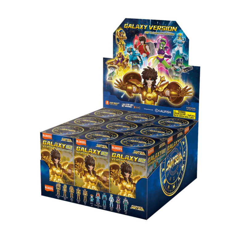 Blokees Saint Seiya - Galaxy Version 02 El Legado de los Santos de Oro - Surtido de 9 maquetas