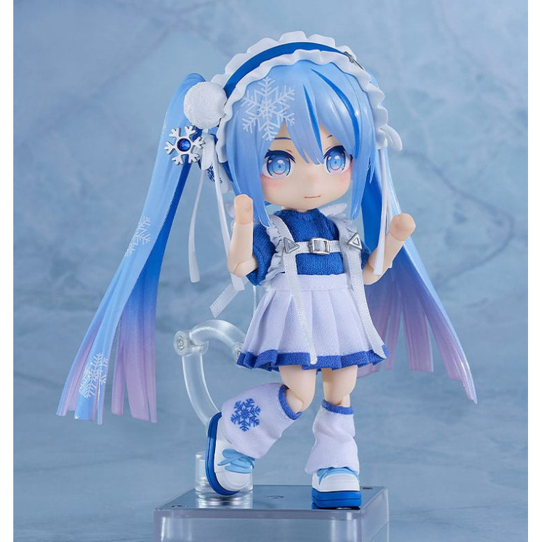 Nendoroid Doll - Snow Miku: Yukiiro Pop Ver. - Personaje Vocal Serie 01: Hatsune Miku