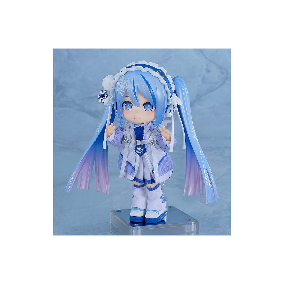 Nendoroid Doll - Snow Miku: Yukiiro Pop Ver. - Personaje Vocal Serie 01: Hatsune Miku