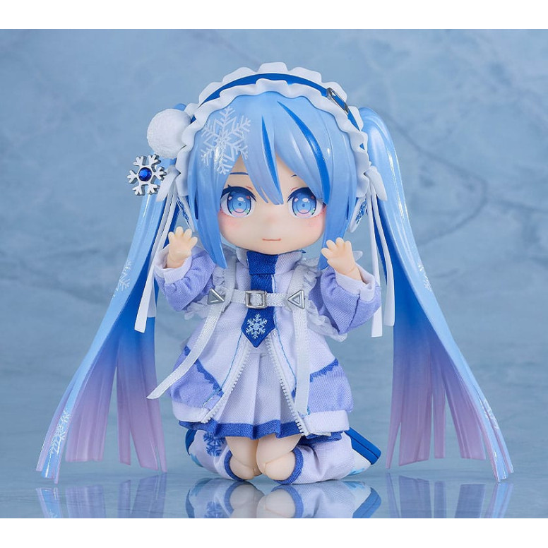 Nendoroid Doll - Snow Miku: Yukiiro Pop Ver. - Personaje Vocal Serie 01: Hatsune Miku