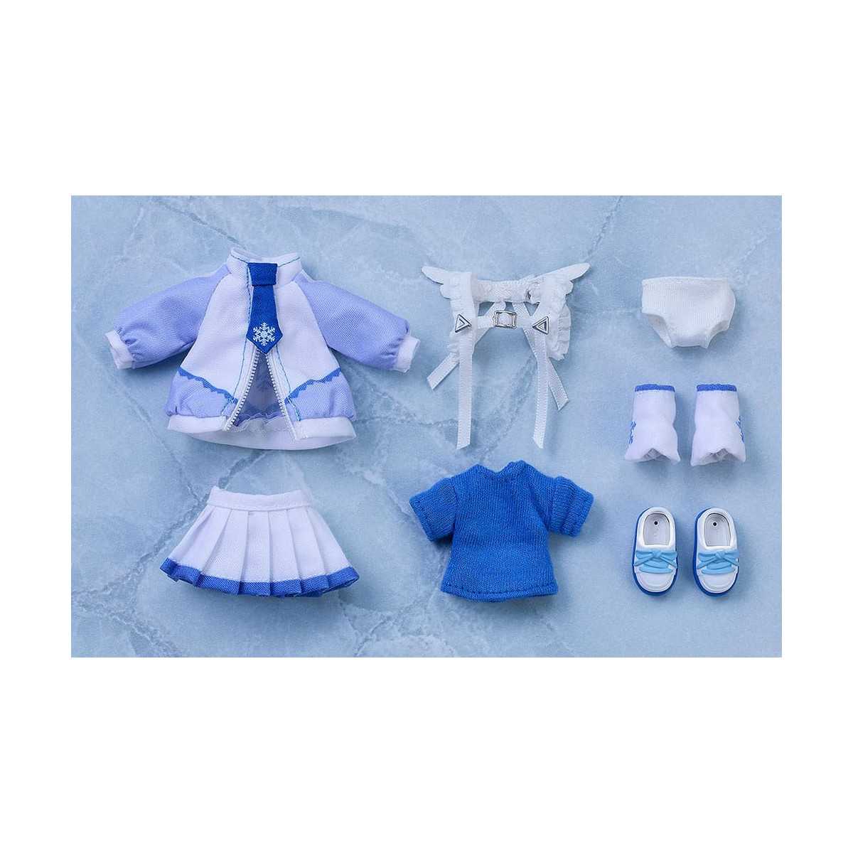Nendoroid Doll - Snow Miku: Yukiiro Pop Ver. - Personaje Vocal Serie 01: Hatsune Miku