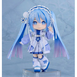 Nendoroid Doll - Snow Miku: Yukiiro Pop Ver. - Personaje Vocal Serie 01: Hatsune Miku