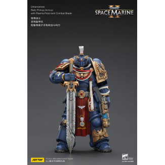 JoyToy - Space Marines II - Ultramarines - Armadura Relic Primus con Pistola de Plasma y Espada de Combate 1/18