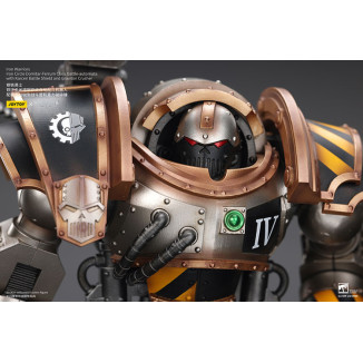 Joytoy - Iron Warriors Círculo de Hierro Domitar-Ferrum Clase Battle-automata con Karceri Escudo de Batalla y Graviton Crusher 1