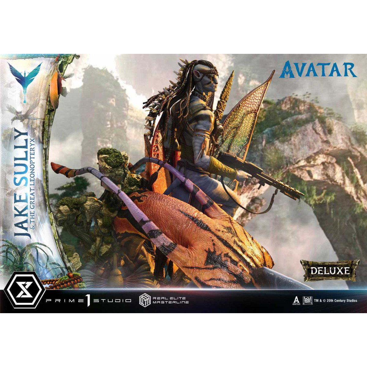 Prime 1 Studio Avatar - Jake Sully & The Great Leonopteryx Deluxe Bonus Version 1/4