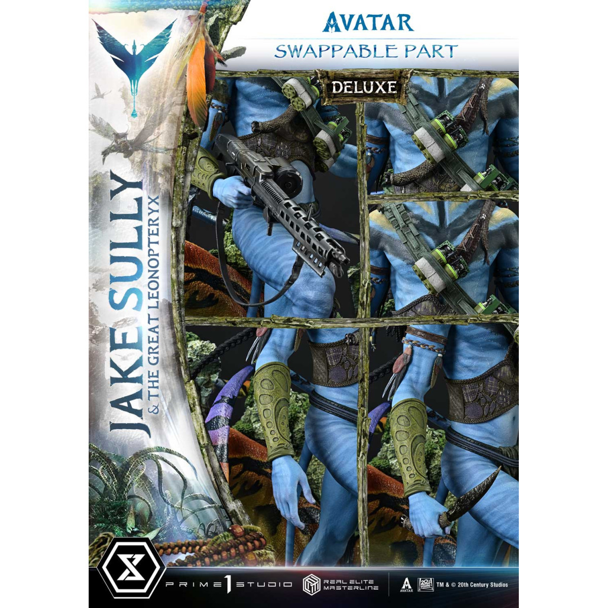 Prime 1 Studio Avatar - Jake Sully & The Great Leonopteryx Deluxe Bonus Version 1/4