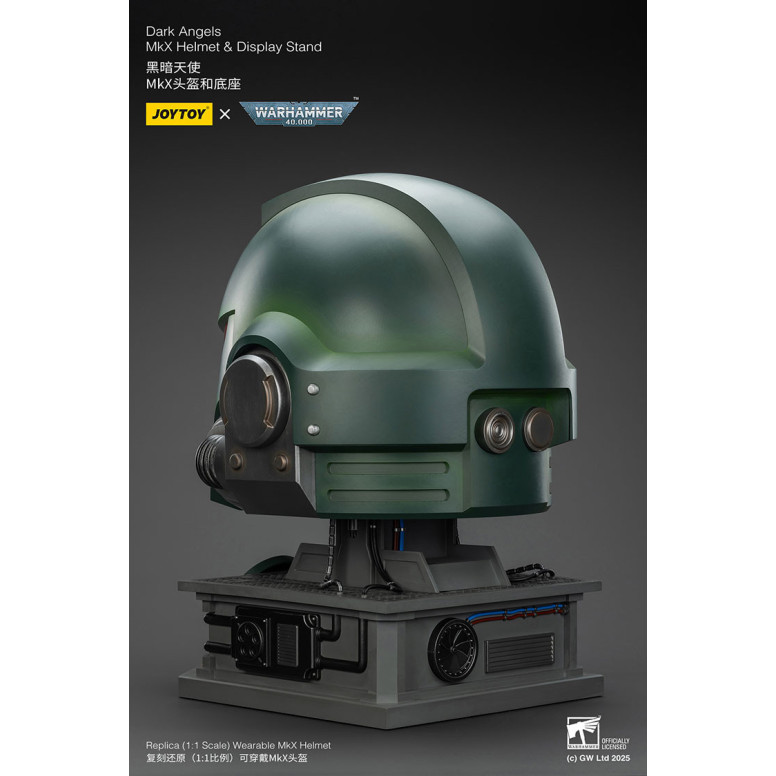 JoyToy - Warhammer 40000 - Dark Angels MkX Casco y Expositor 1/1