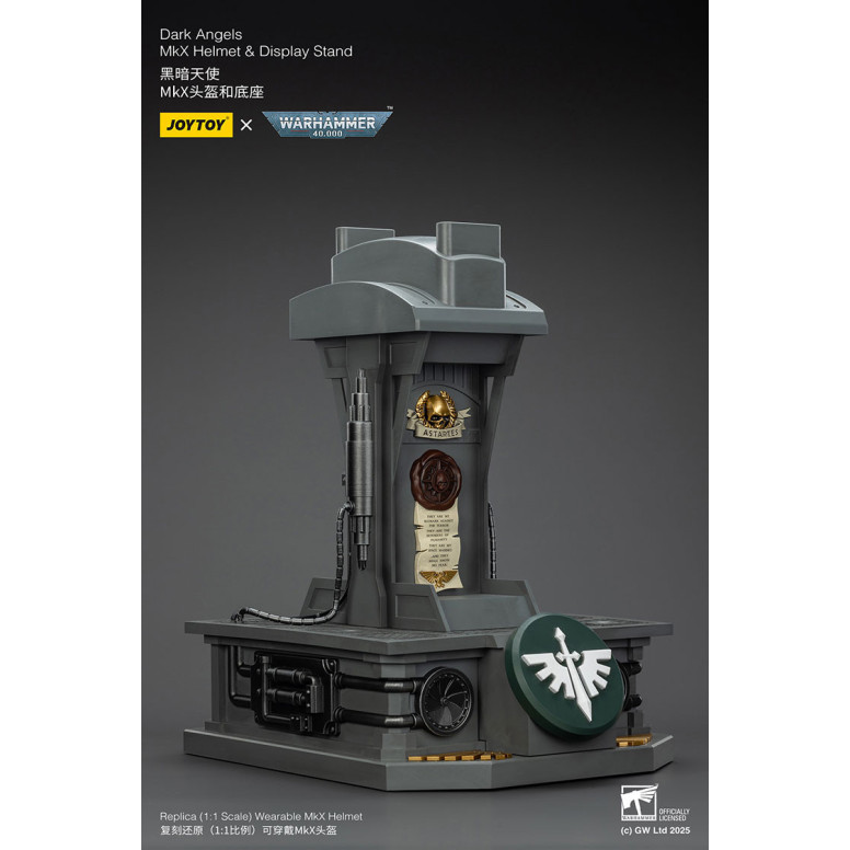 JoyToy - Warhammer 40000 - Dark Angels MkX Casco y Expositor 1/1