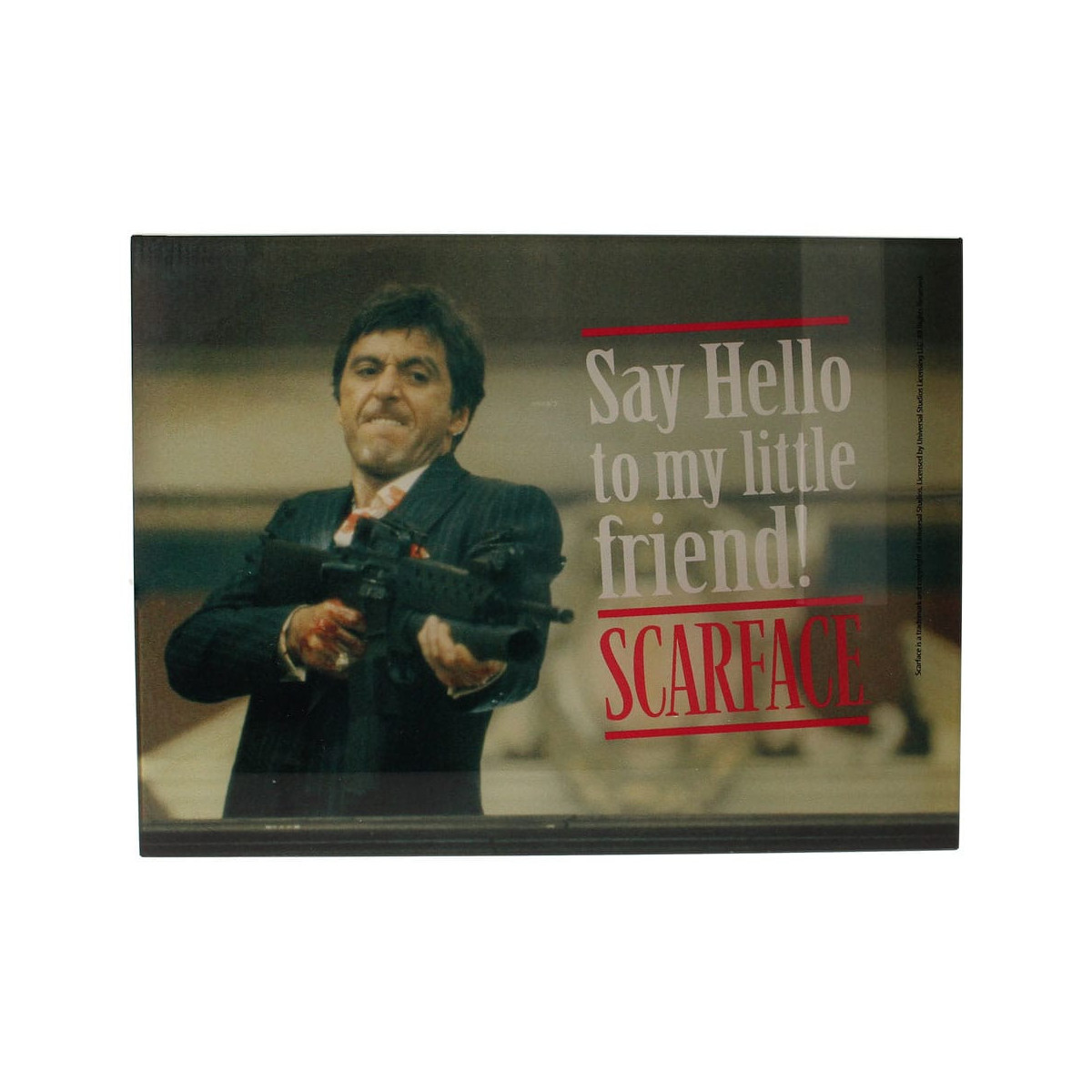 SD Toys - Scarface póster de cristal "Say Hello
