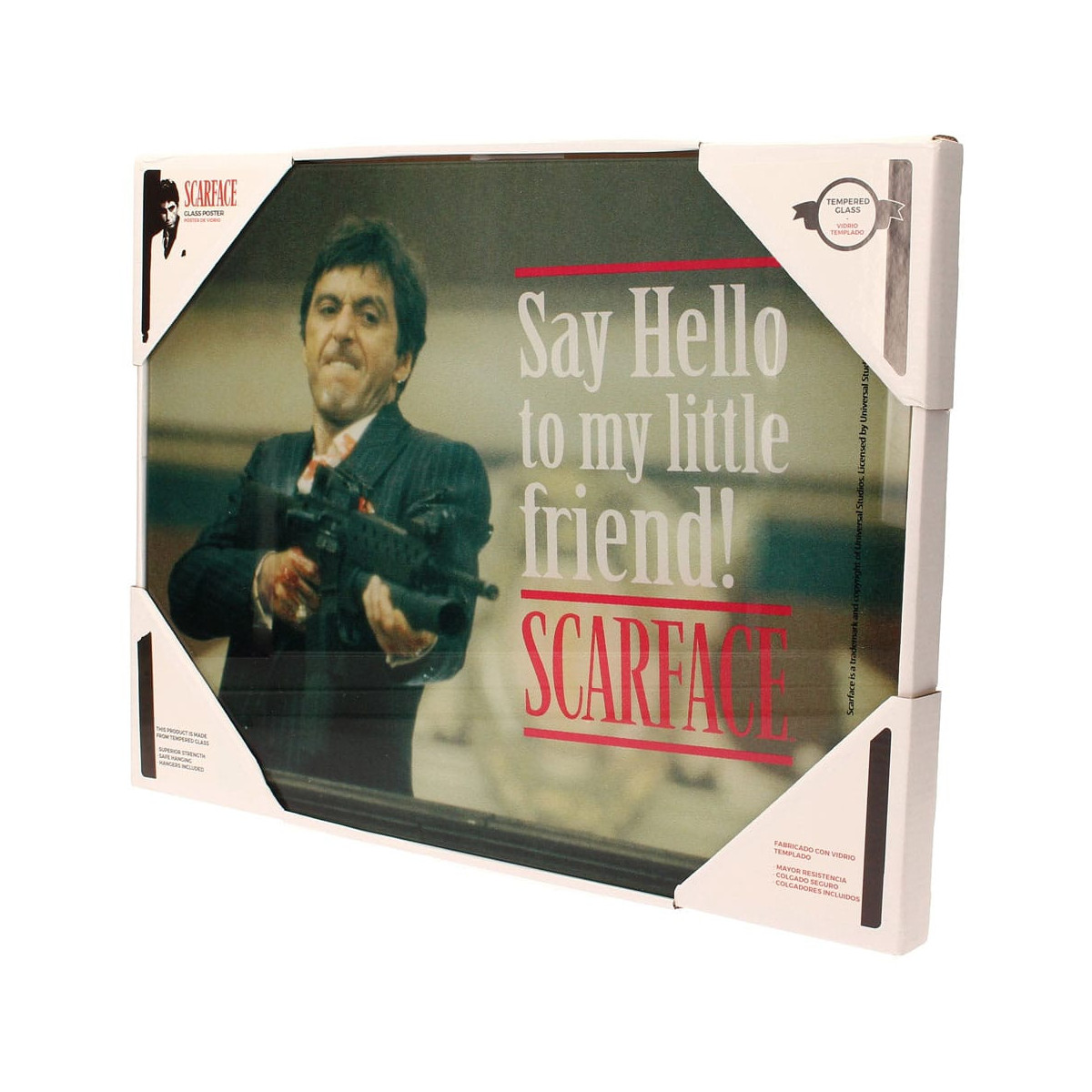 SD Toys - Scarface póster de cristal "Say Hello