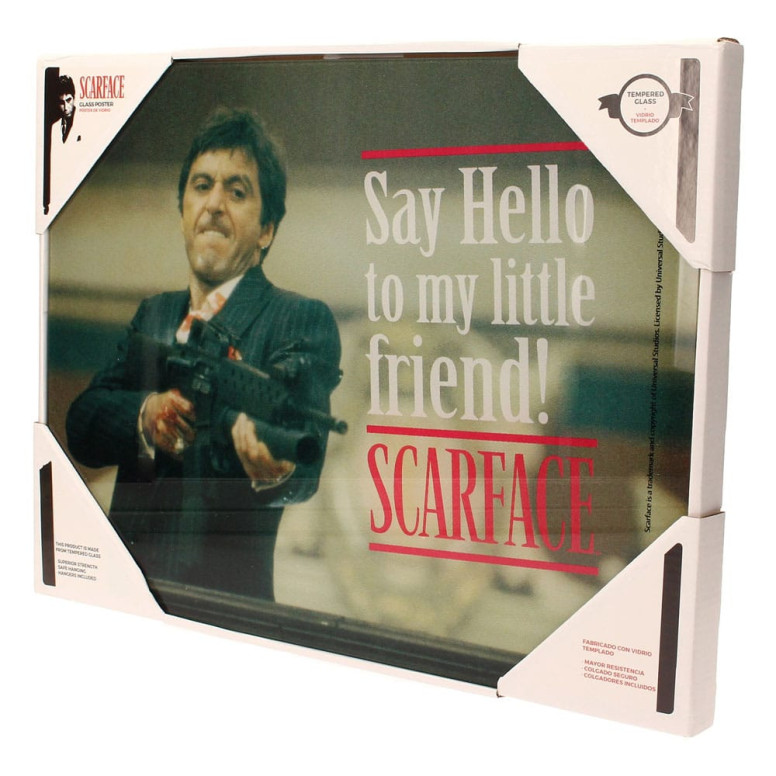 SD Toys - Scarface póster de cristal "Say Hello