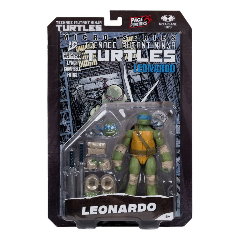 Mc Farlane TMNT - Perforadores de páginas - Leonardo - Teenage Mutant Ninja Turtles