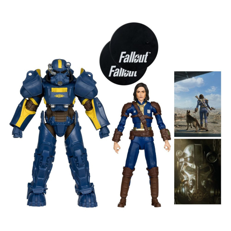 Mc Farlane - T-60 Vault Tec y Sole Survivor - Fallout 4