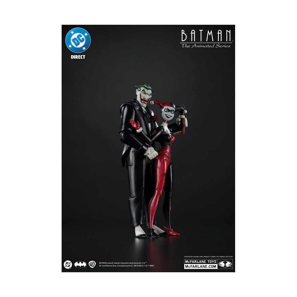 Mc Farlane DC Direct - Harley Quinn & The Joker (Mad Love) (Gold Label) - Batman: The Animated Series 1992