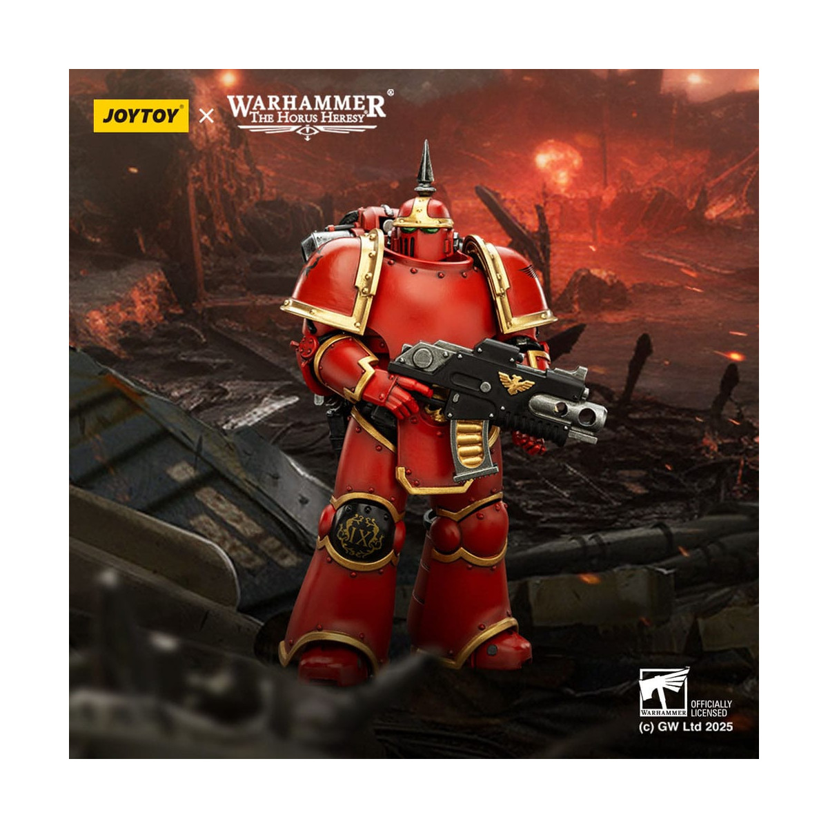 Joytoy - Warhammer - Blood Angels - MK lll Legionario Táctico - La Herejía de Horus