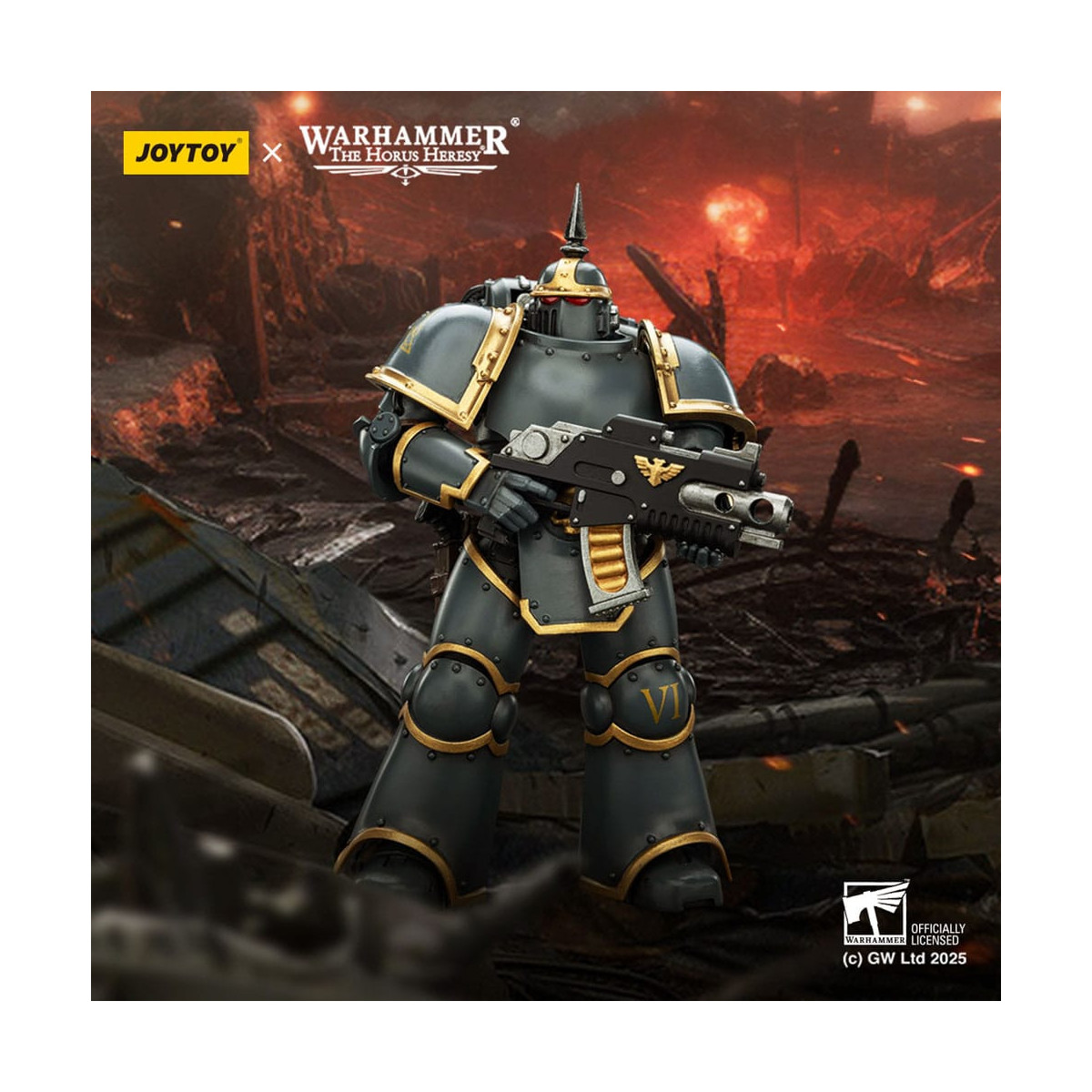 Joytoy - Warhammer - Space Wolves - MK lll Legionario Táctico - La Herejía de Horus