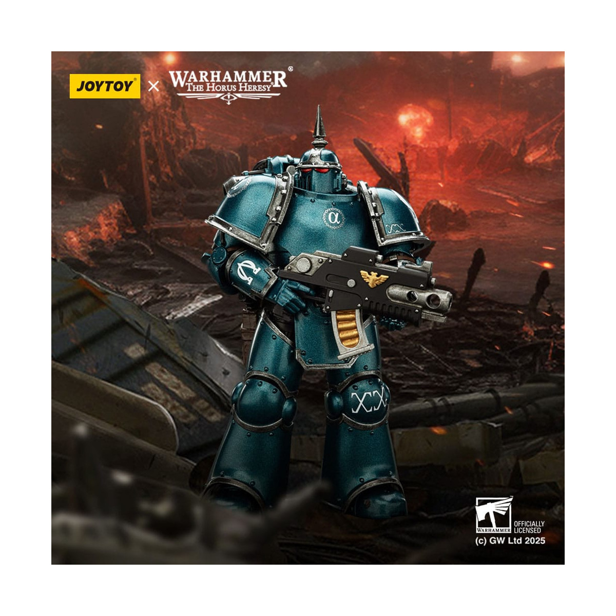 Joytoy - Warhammer - Alpha Legion - MK lll Legionario Táctico - La Herejía de Horus