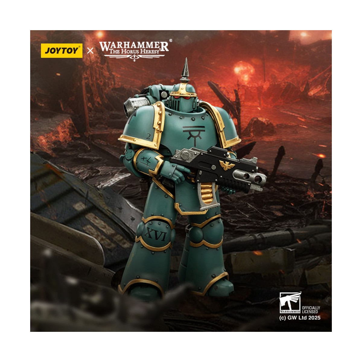 Joytoy - Warhammer - Sons of Horus - MK lll Legionario Táctico - La Herejía de Horus