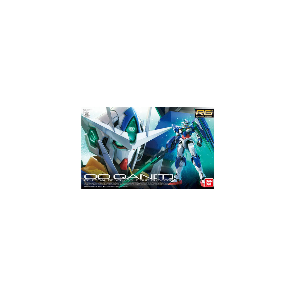Bandai - Gunpla - Gundam 1/144 RG - GNT-0000 00QAN (T) - Mobile Suit Gundam 00: El despertar del Trailblazer