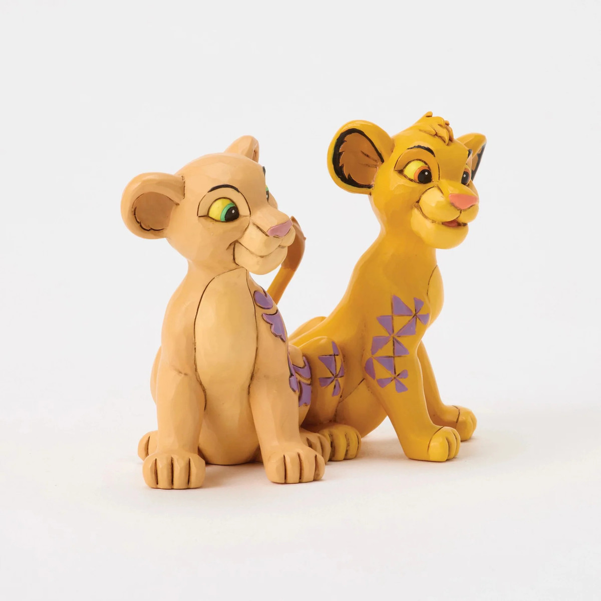 Disney Tradiciones de Jim Shore - El rey león - Nala y Simba el corazón