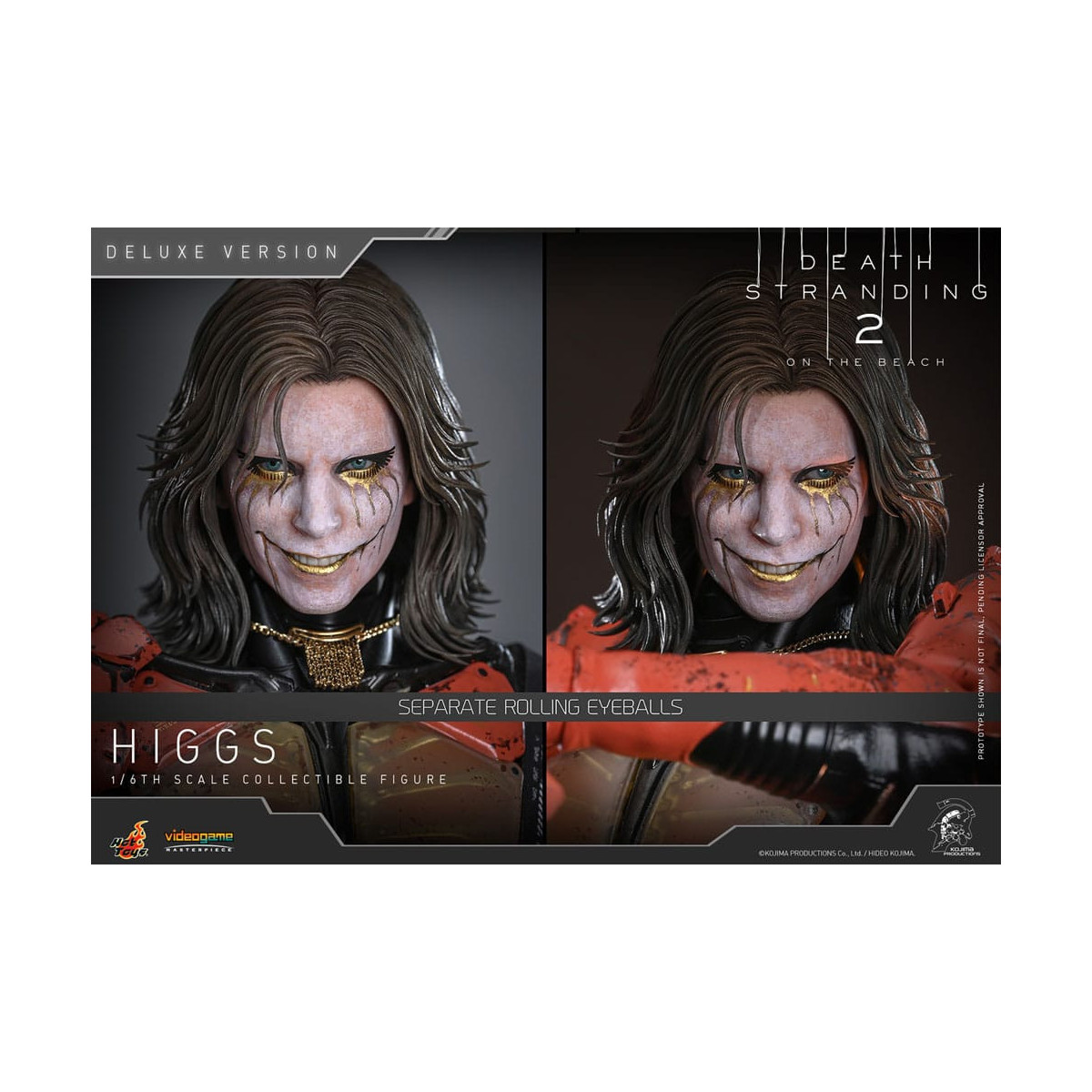 Hot Toys - Death Stranding 2: En la Playa VGM 1/6 - HIGGS Versión Deluxe