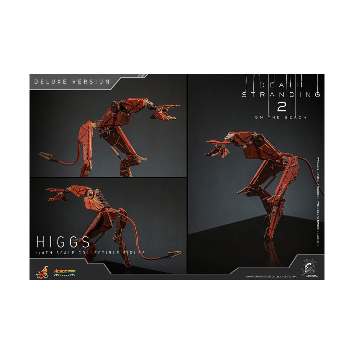 Hot Toys - Death Stranding 2: En la Playa VGM 1/6 - HIGGS Versión Deluxe
