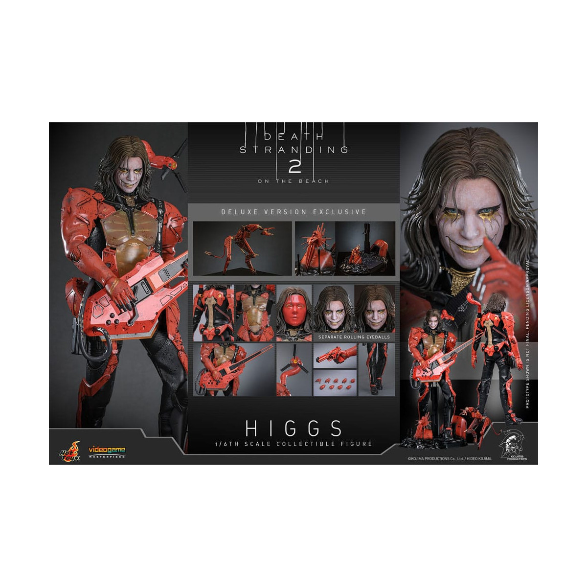 Hot Toys - Death Stranding 2: En la Playa VGM 1/6 - HIGGS Versión Deluxe