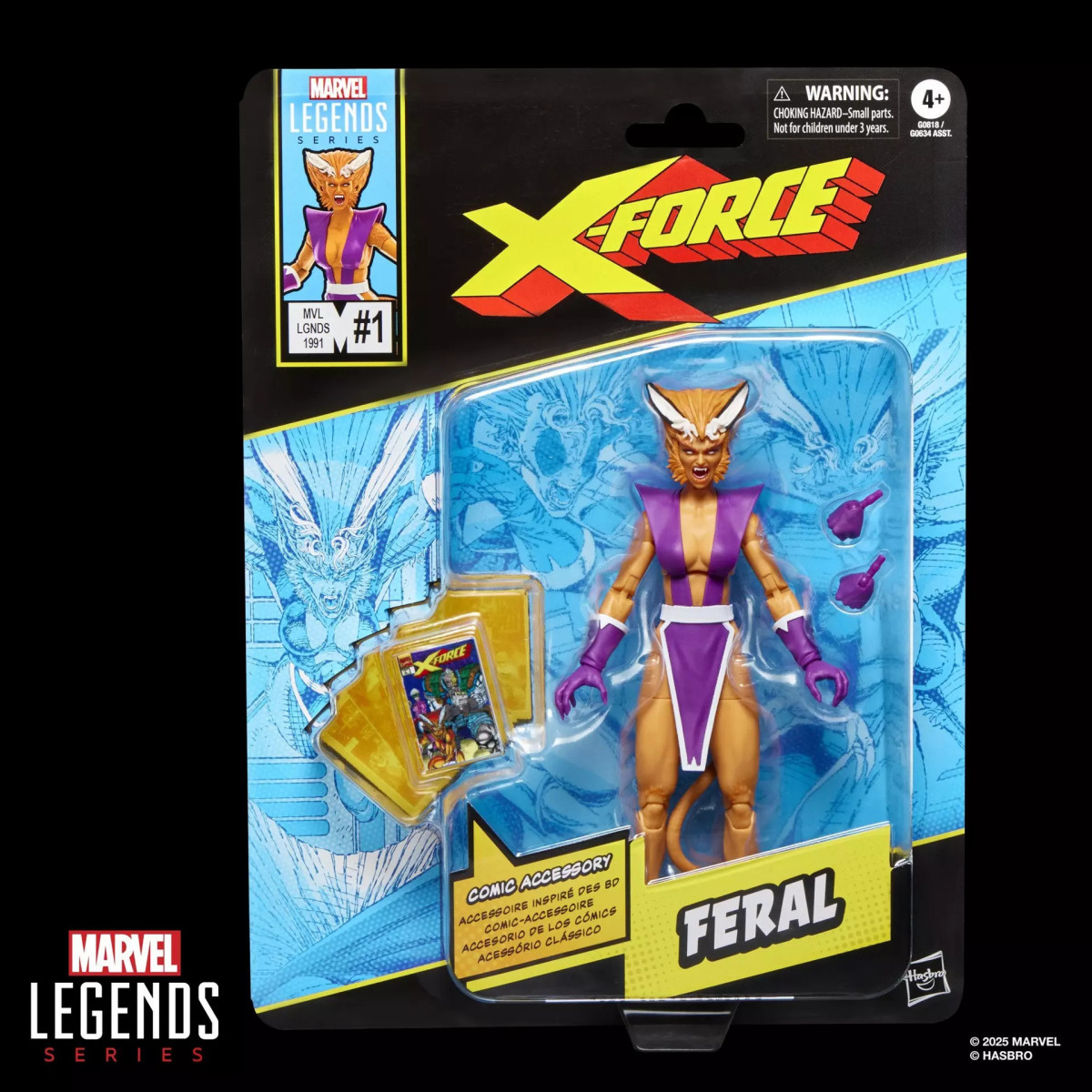 Marvel Legends Serie - Feral - X-Force Mini Comics Wave 2