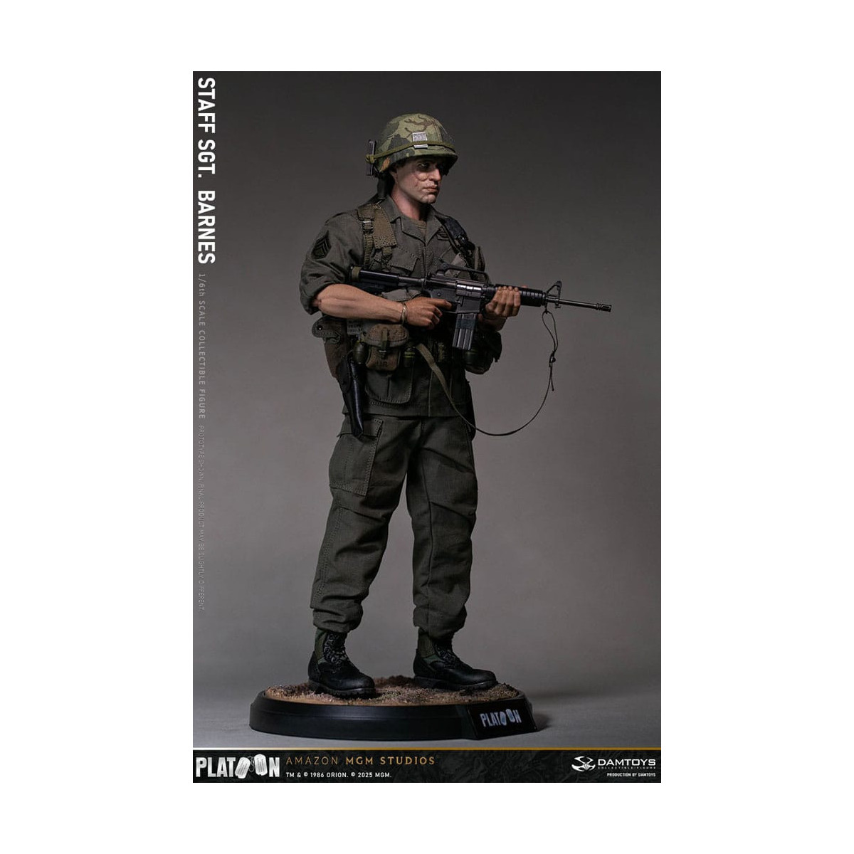 DAMTOYS - Pelotón - Sargento Barnes 1/6 Coleccionable