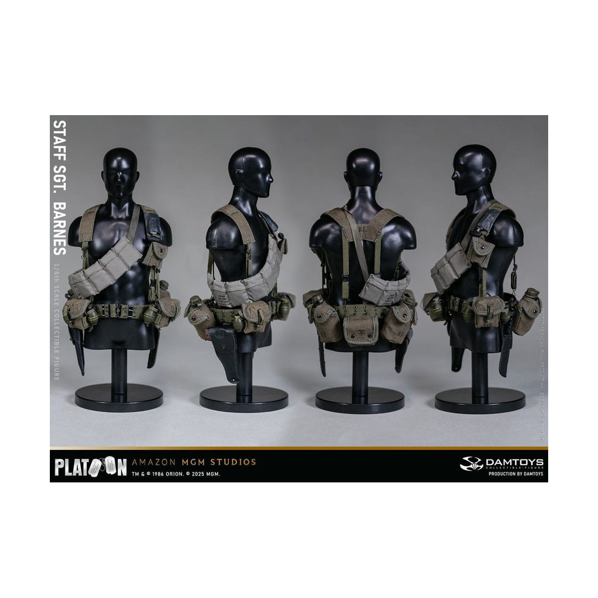DAMTOYS - Pelotón - Sargento Barnes 1/6 Coleccionable