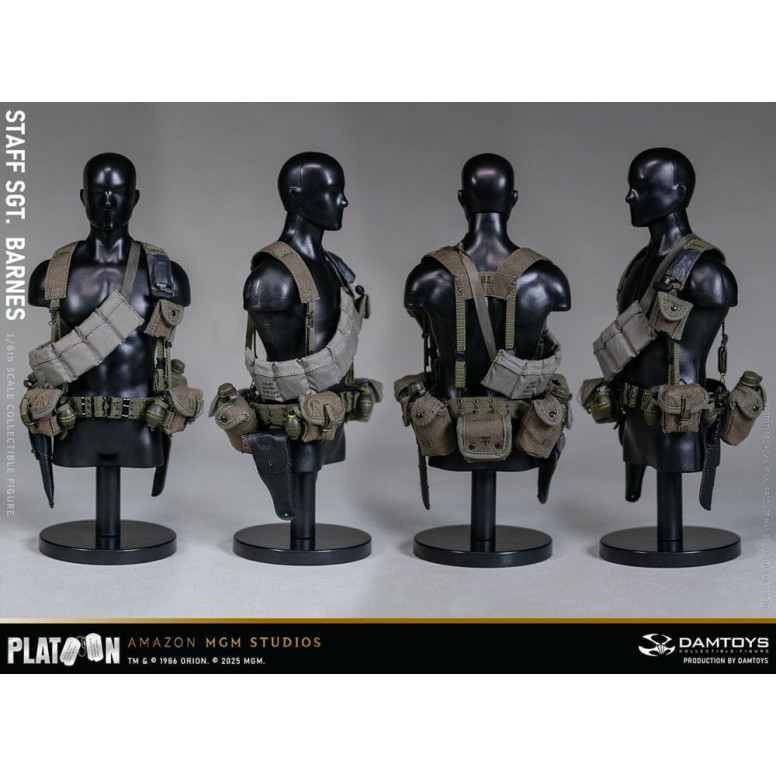 DAMTOYS - Pelotón - Sargento Barnes 1/6 Coleccionable