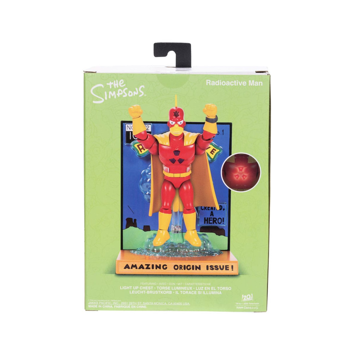Jakks Pacific - The Los Simpson - Hombre Radioactivo Premium