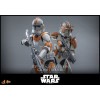 Hot Toys Star Wars - 104 Batallón Wolfpack Clone Trooper Versión Deluxe - The Clone Wars 1/6 Figurine