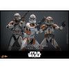 Hot Toys Star Wars - 104 Batallón Wolfpack Clone Trooper Versión Deluxe - The Clone Wars 1/6 Figurine