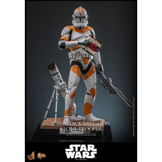 Hot Toys Star Wars - 212º Batallón de Ataque Clone Trooper Versión Deluxe - The Clone Wars 1/6