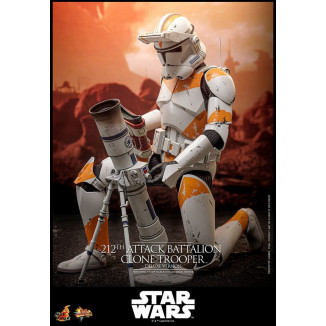 Hot Toys Star Wars - 212º Batallón de Ataque Clone Trooper Versión Deluxe - The Clone Wars 1/6