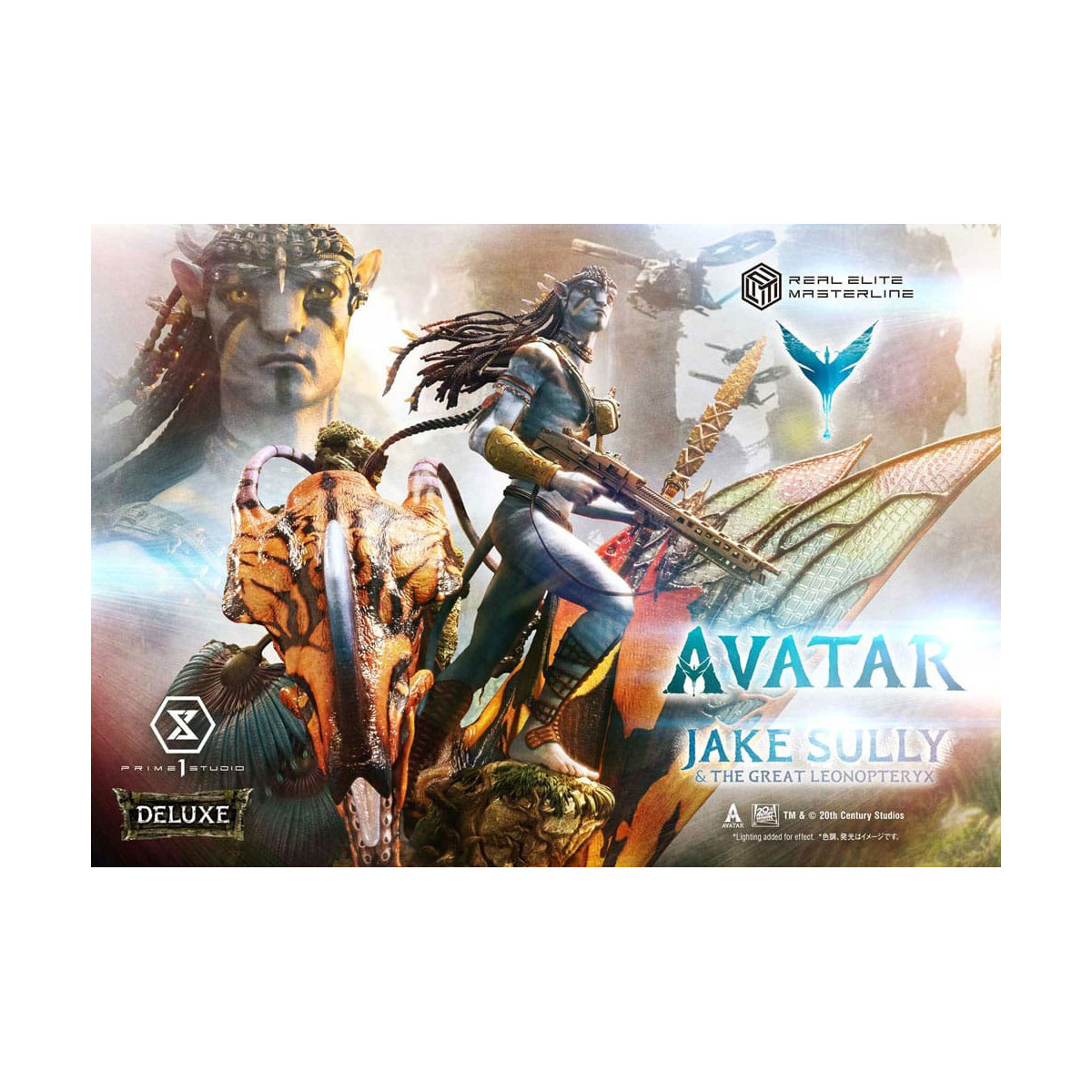 Prime 1 Studio Avatar - Jake Sully & The Great Leonopteryx Versión Deluxe 1/4