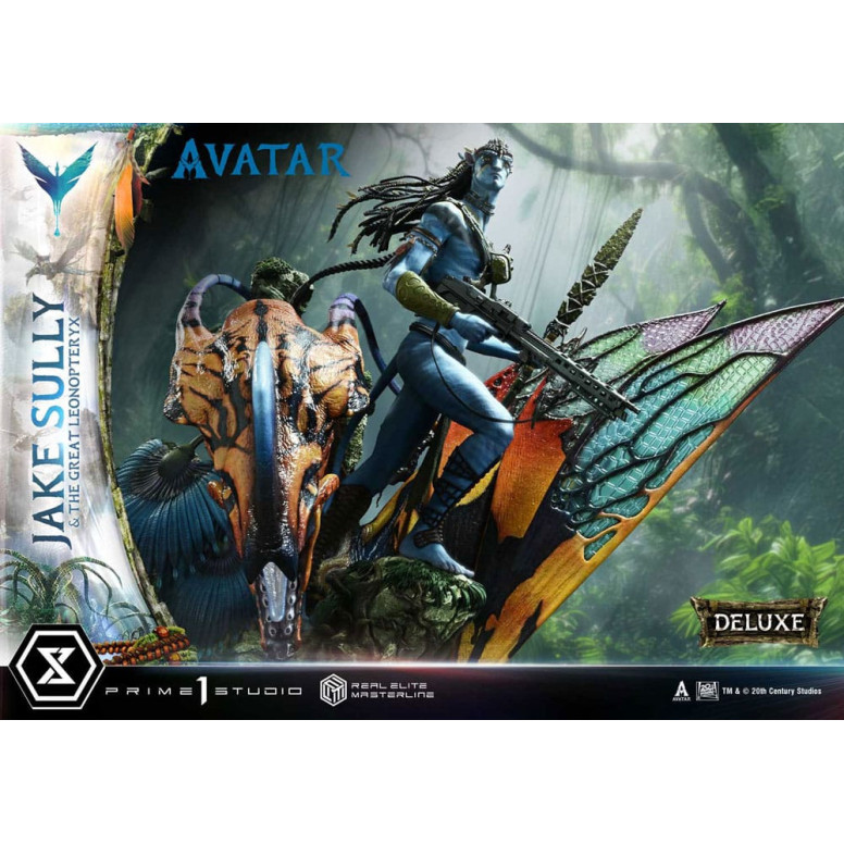 Prime 1 Studio Avatar - Jake Sully & The Great Leonopteryx Versión Deluxe 1/4